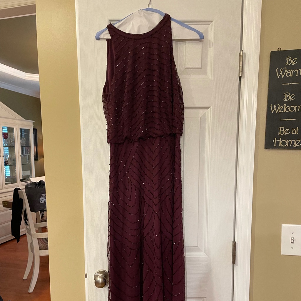 Beaded Adrianna Papell Dress